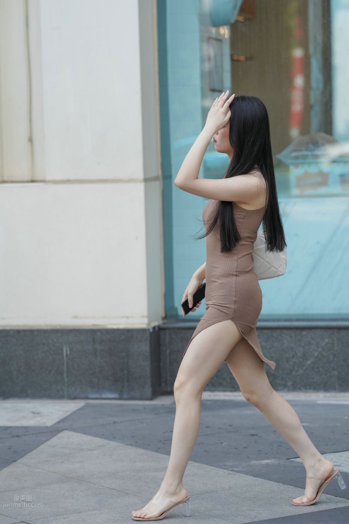 [魔鏡街拍] 114 凱恩街拍作品 搭讪包臀裙美女 55