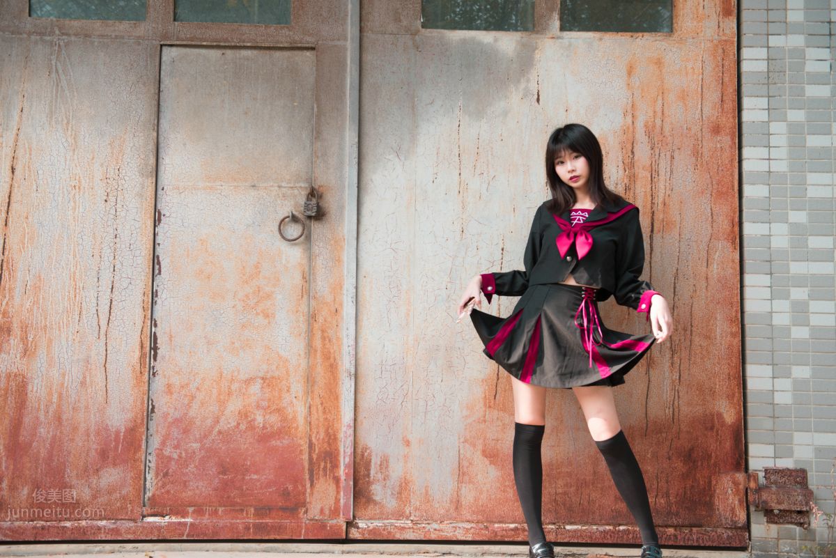 [魔鏡街拍] 141 活力美術生JK美少女 42