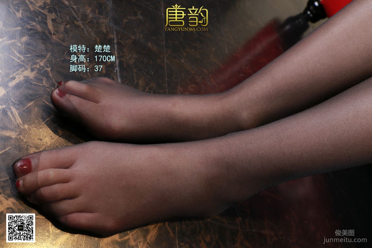 [唐韻寫真] 2015.11.28 P0075 楚楚 豹紋黑絲腳 15